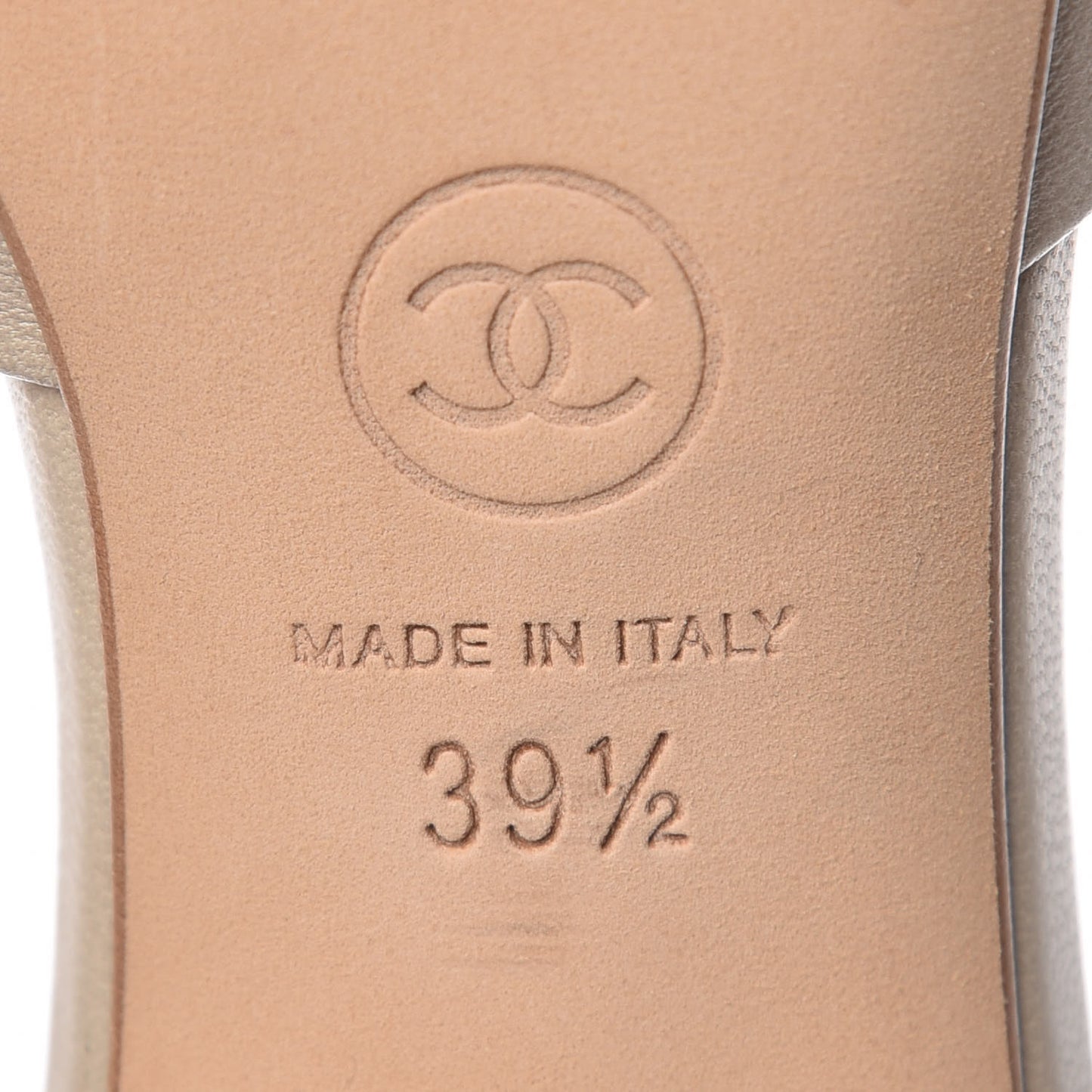Lambskin Cap Toe d'Orsay Pumps 39.5 Beige Black