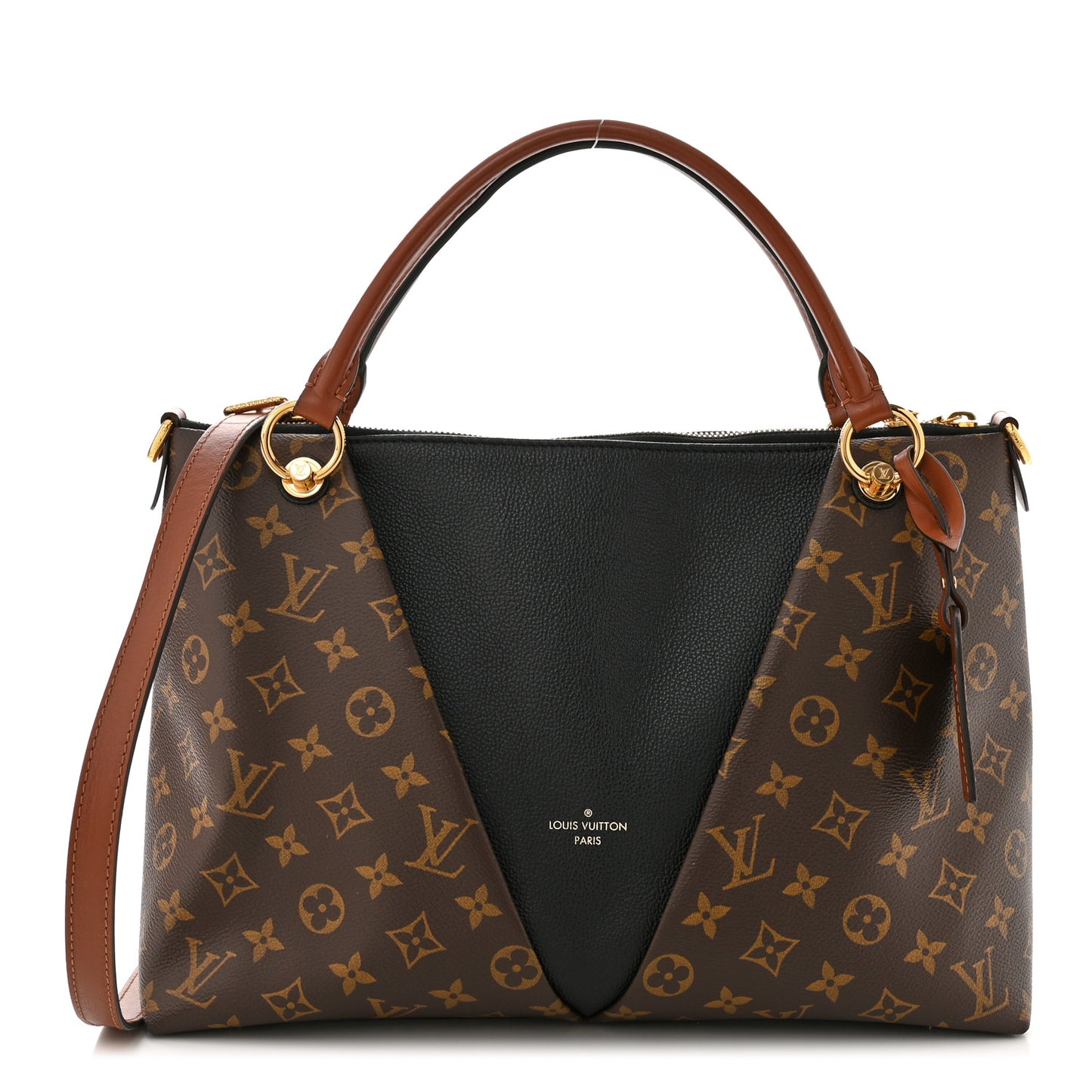 Monogram V Tote MM Black
