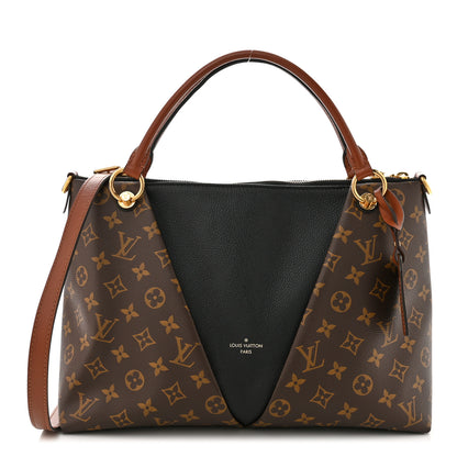 Louis Vuitton Monogram V Tote MM Black 1 of 9