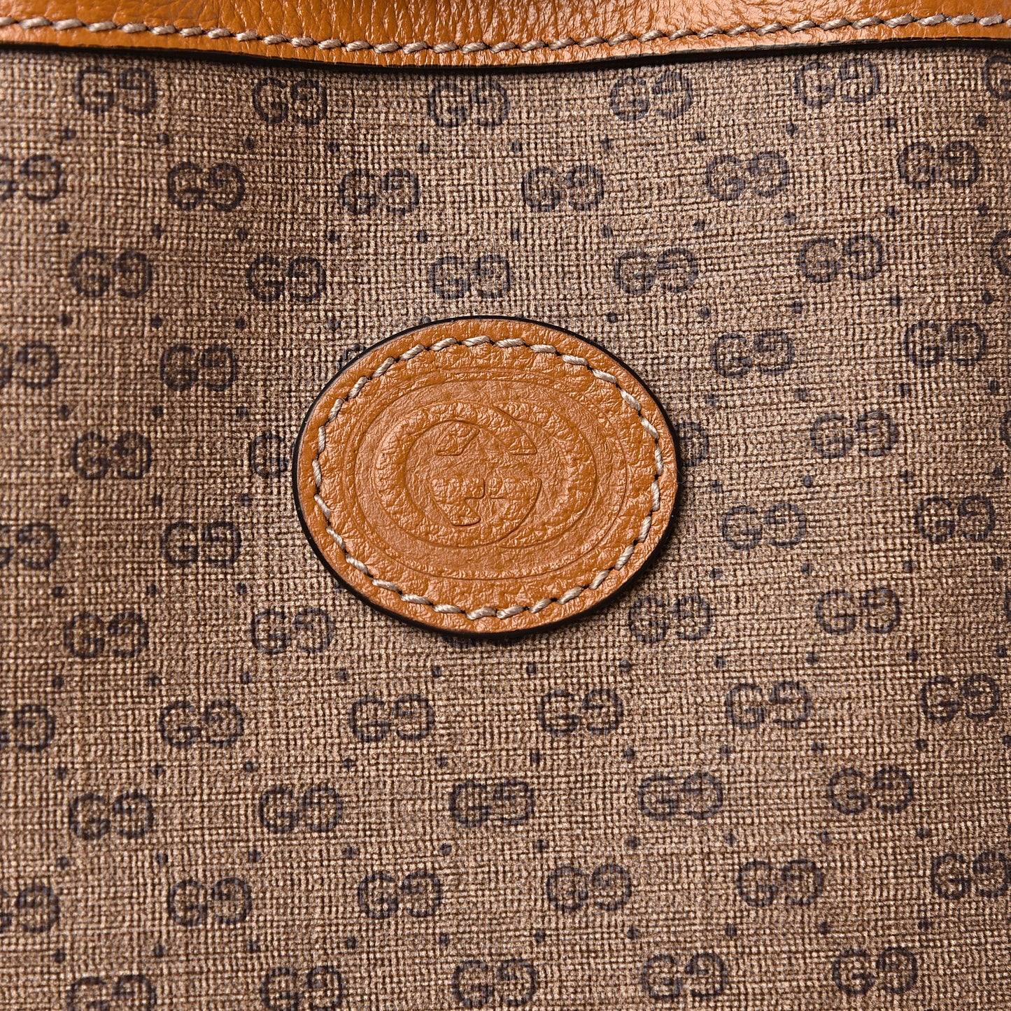 X DISNEY Mini Vintage GG Supreme Monogram Bucket Bag Beige Vintage Sun Oil