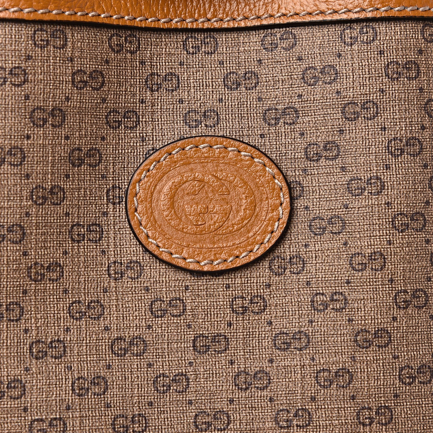 Gucci X DISNEY Mini Vintage GG Supreme Monogram Bucket Bag Beige Vintage Sun Oil 9 of 11