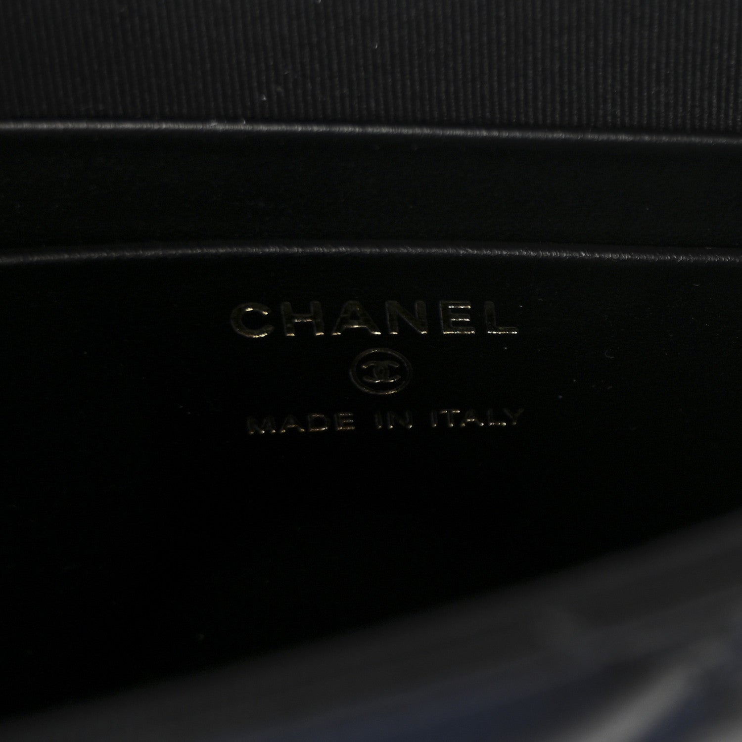 Chanel Shiny Aged Calfskin Quilted Flap Phone Holder With Chain Black 7 of 12