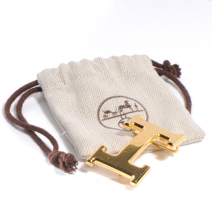 Hermes 32mm H Belt Buckle Gold 4 of 4