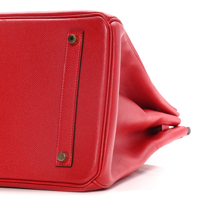 Hermes Epsom Birkin 35 Rouge Casaque 8 of 16