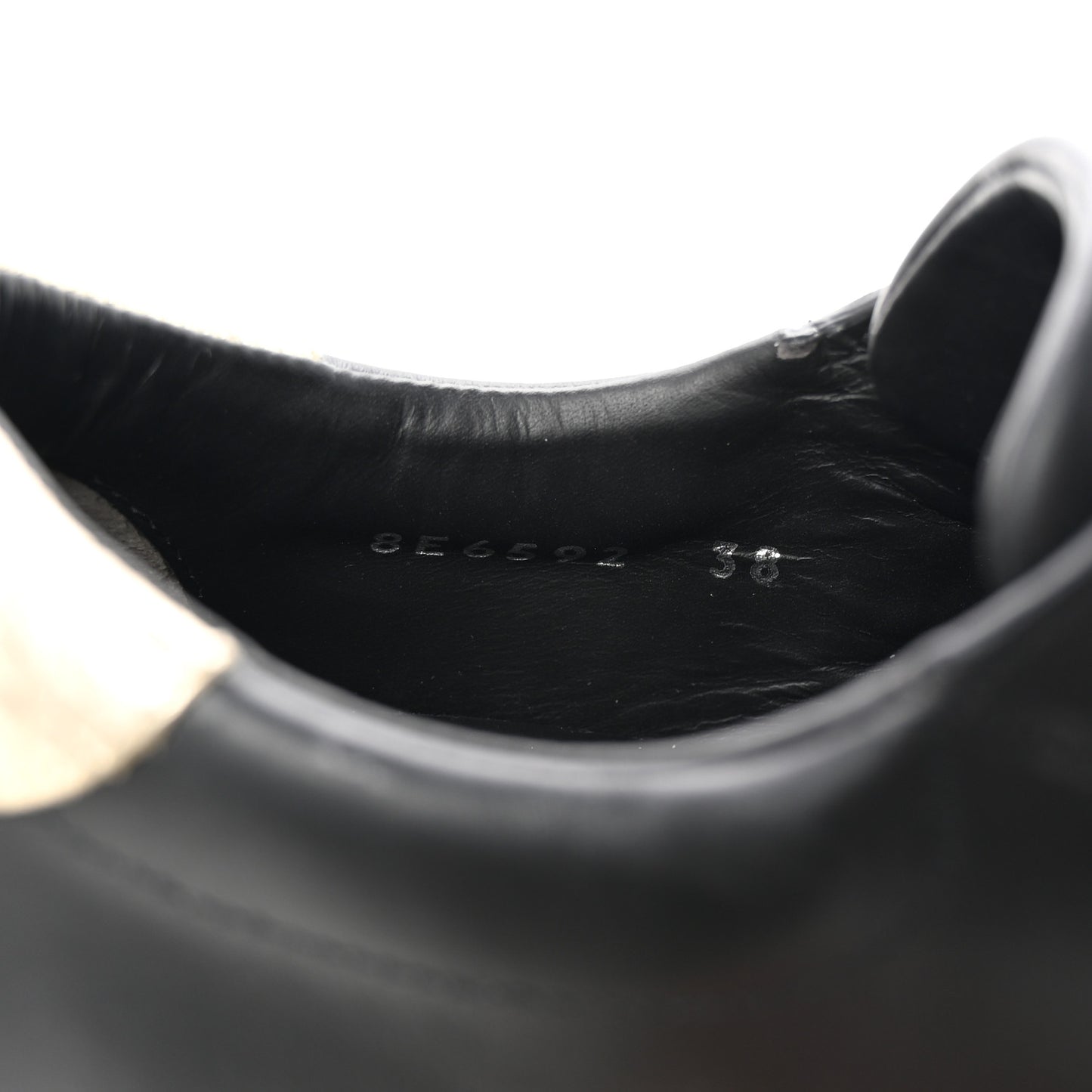 Vitello Lurex Rockoclick Slip On Sneakers 38 Black Gold