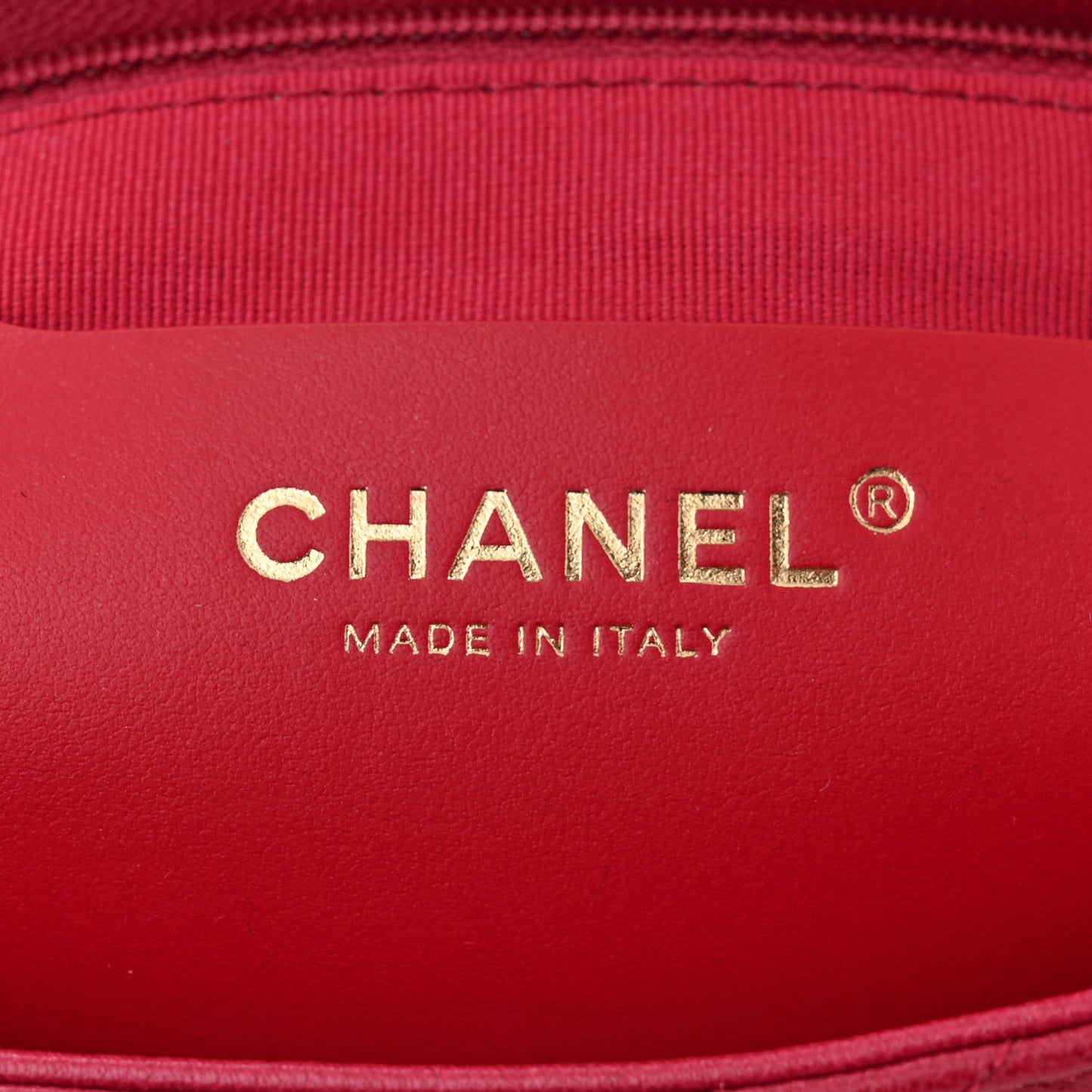 Lambskin Quilted Small Flap Bag Dark Red