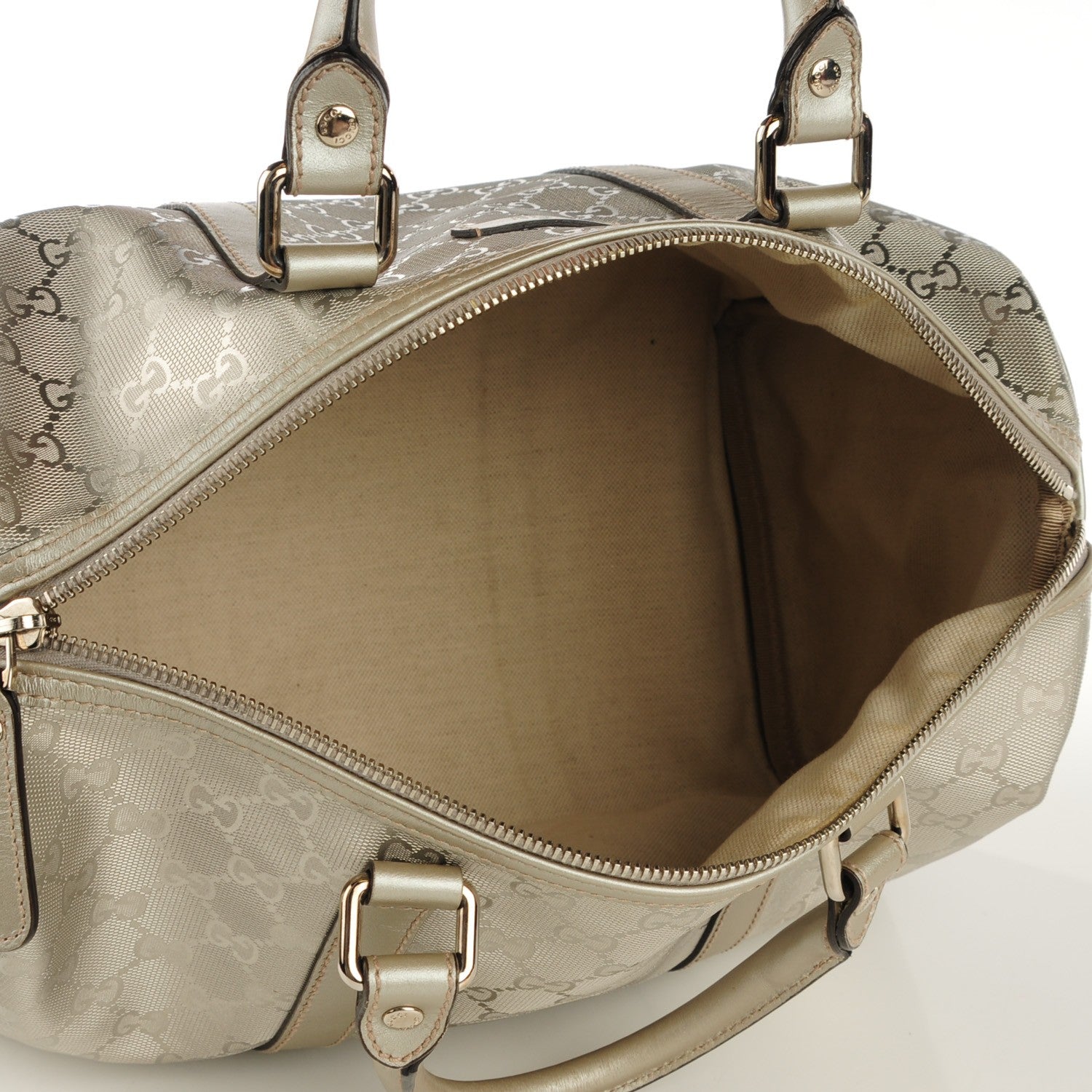 Gucci Imprime Monogram Medium Joy Boston Silver 5 of 9