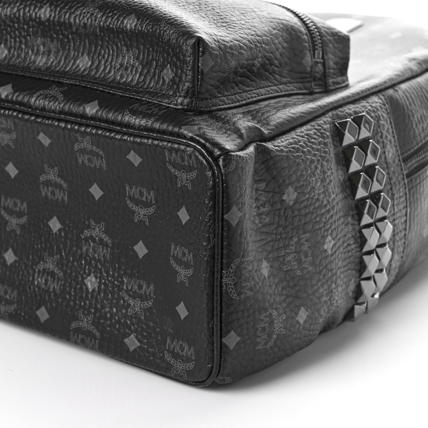 Visetos Medium Side Studs Stark Backpack Black