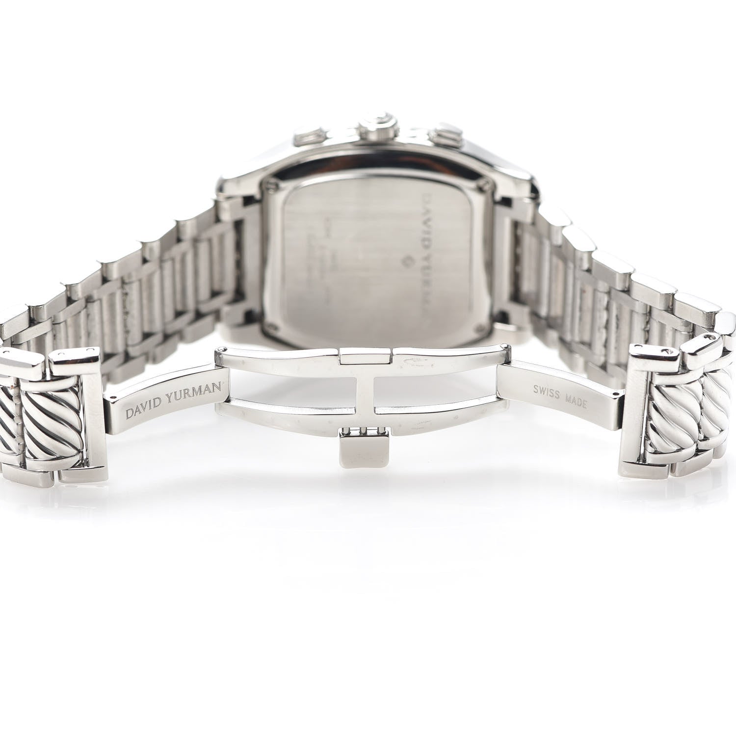David Yurman Stainless Steel Diamond 35mm Thoroughbred Chronograph Quartz Watch 5 of 6