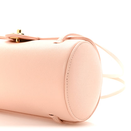 Chanel Shiny Caviar Preppy Coco Small Bowling Bag Light Pink 10 of 11