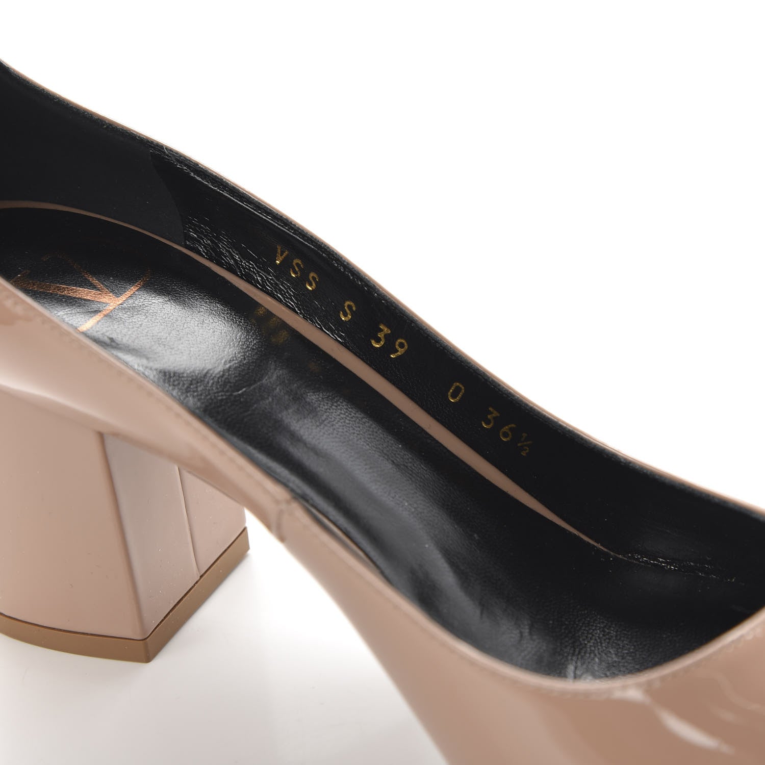 Valentino Garavani Patent Double Ankle Strap Pumps 36.5 Rose Cannelle 8 of 9