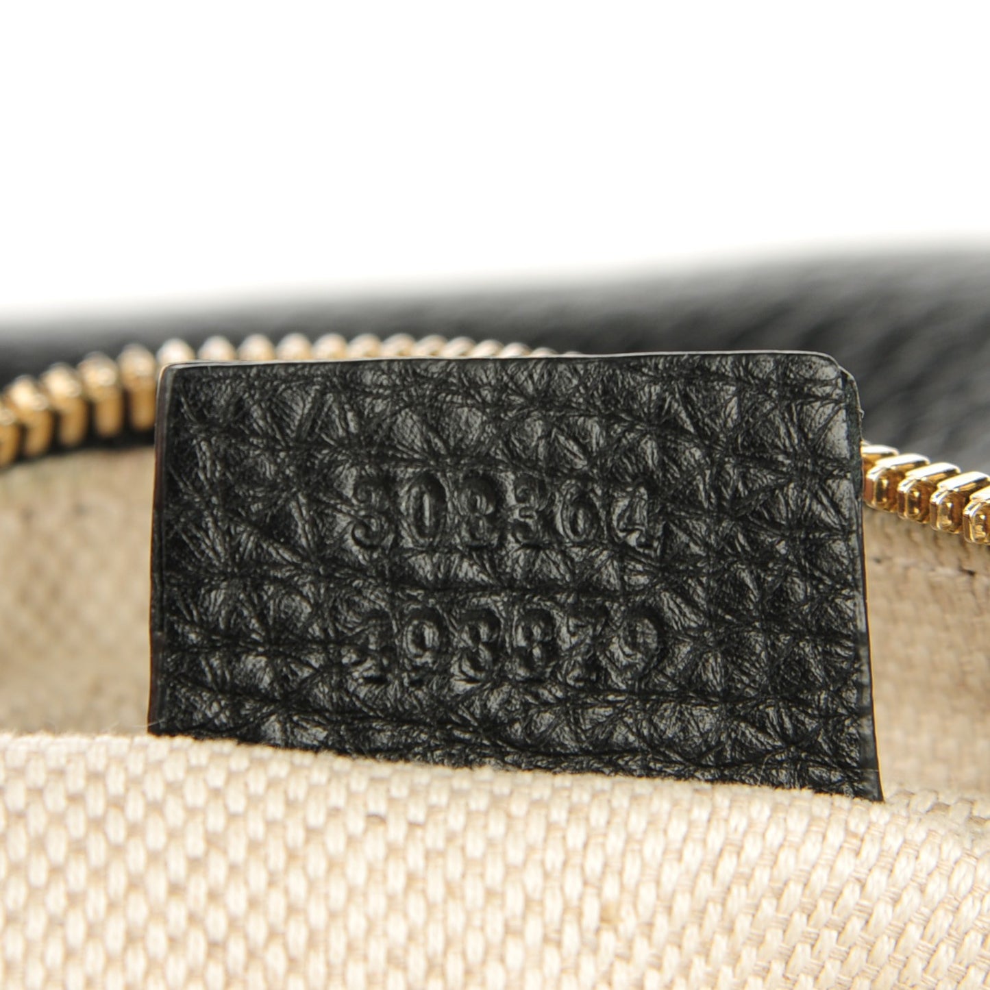 Pebbled Calfskin Small Soho Disco Bag Black