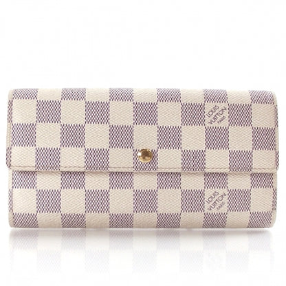 Louis Vuitton Damier Azur Sarah Wallet Porte-Monnaie 1 of 9
