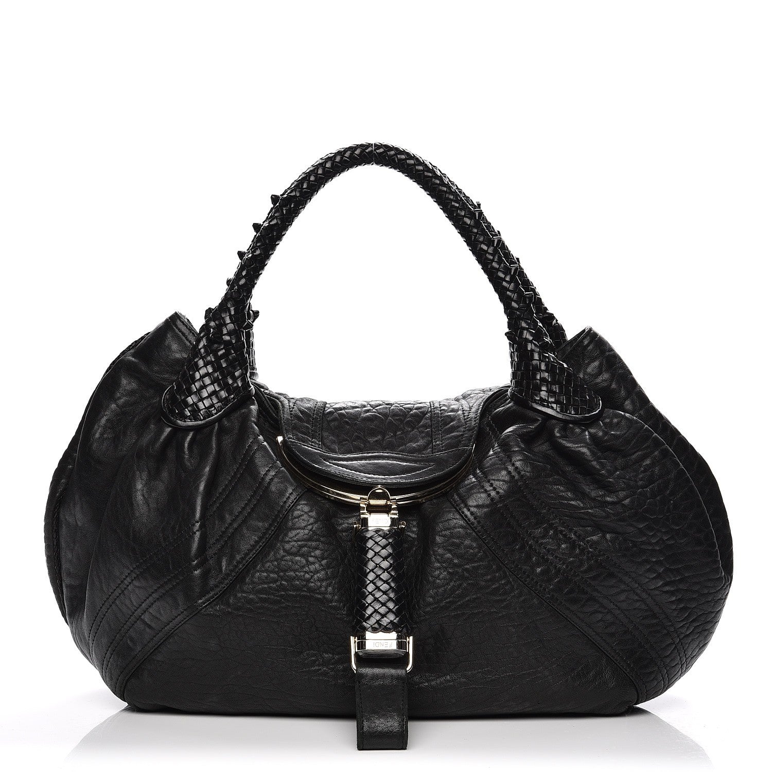 Fendi Nappa Nuvolata Spy Black 1 of 11