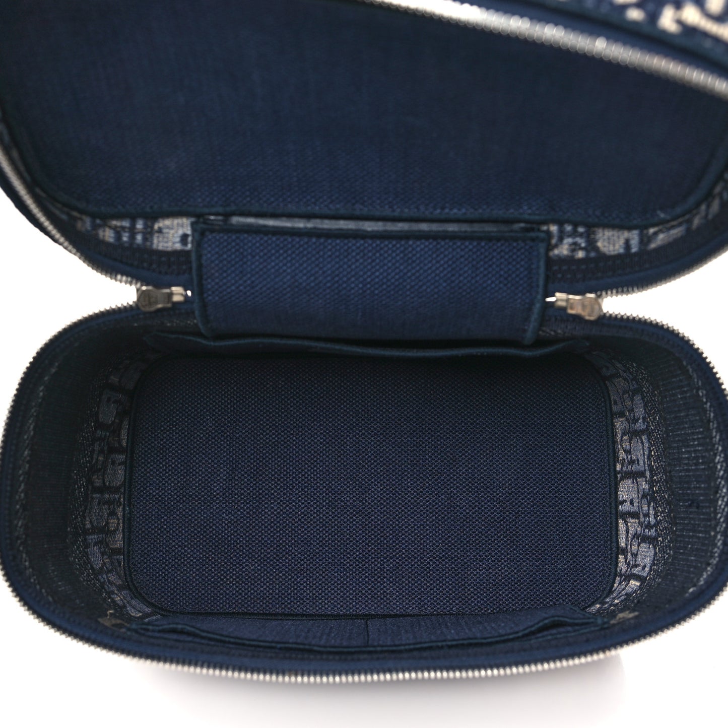 Oblique Diortravel Vanity Case Blue