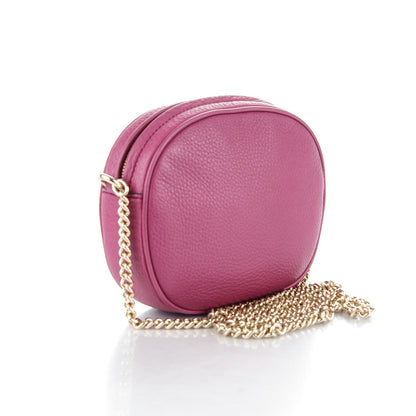 Gucci Cellarius Calfskin Mini Soho Chain Bag Peonia Flower 4 of 8