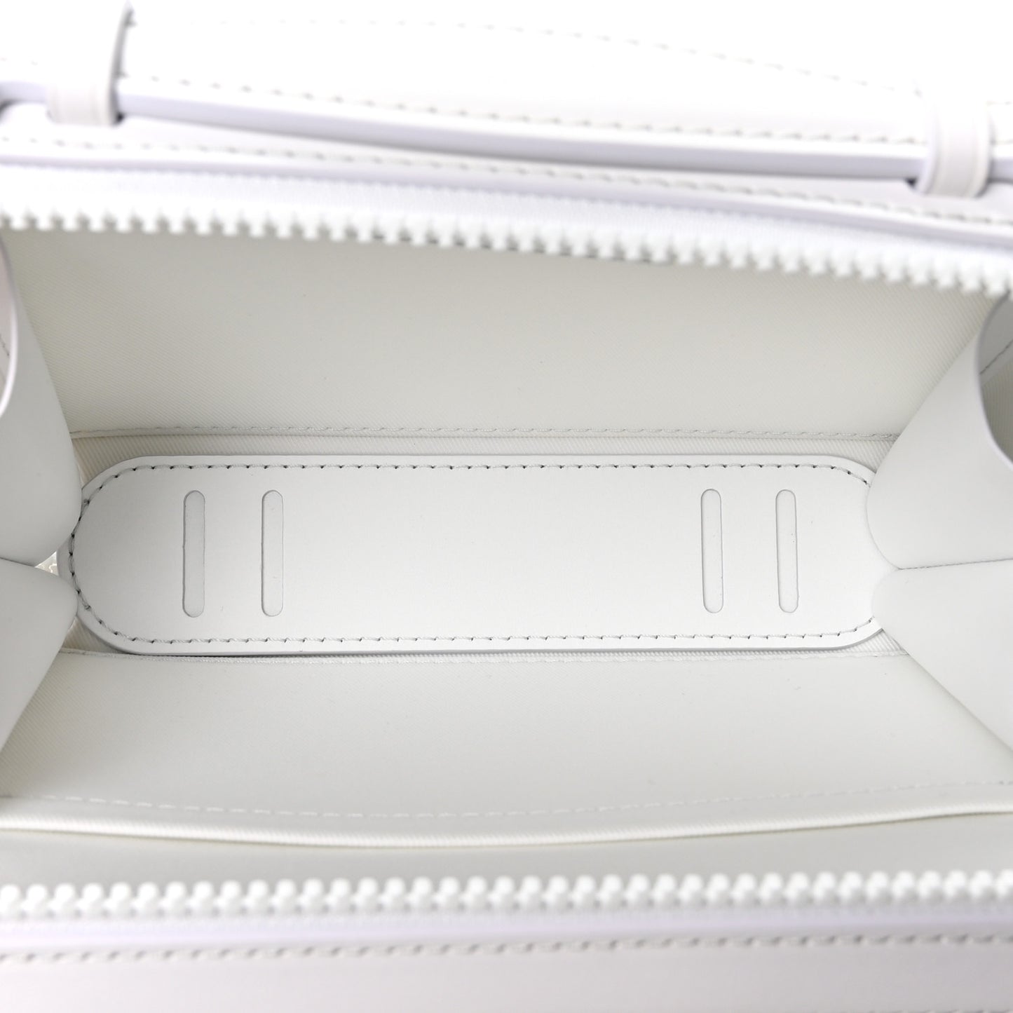 Calfskin LV Ornament Soft Trunk Optic White