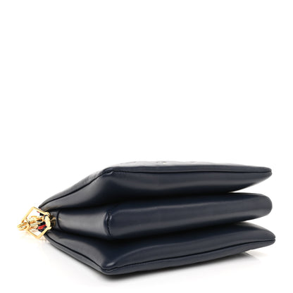 Louis Vuitton Lambskin Embossed Monogram LV Garden Coussin PM Navy 4 of 9