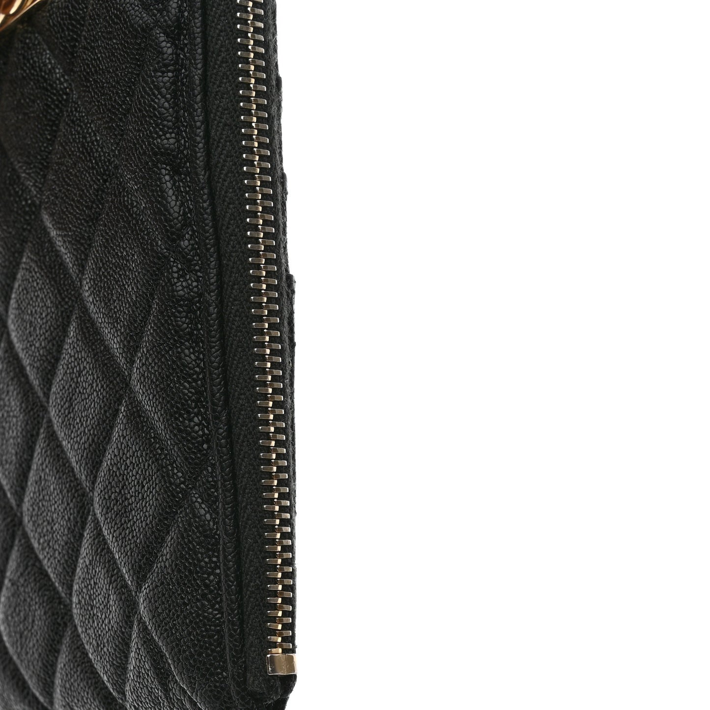 Caviar Quilted Boy iPhone Pouch Black