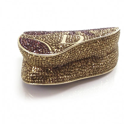 Christian Dior Jeweled Crystal Saddle Evening Bag 3 of 6