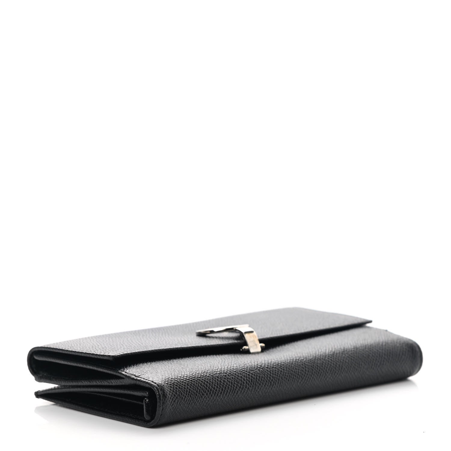 Bulgari Grain Calfskin Wallet Black 4 of 12