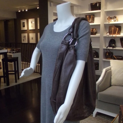 Miu Miu Vitello Leather Vintage Hobo 2 of 12