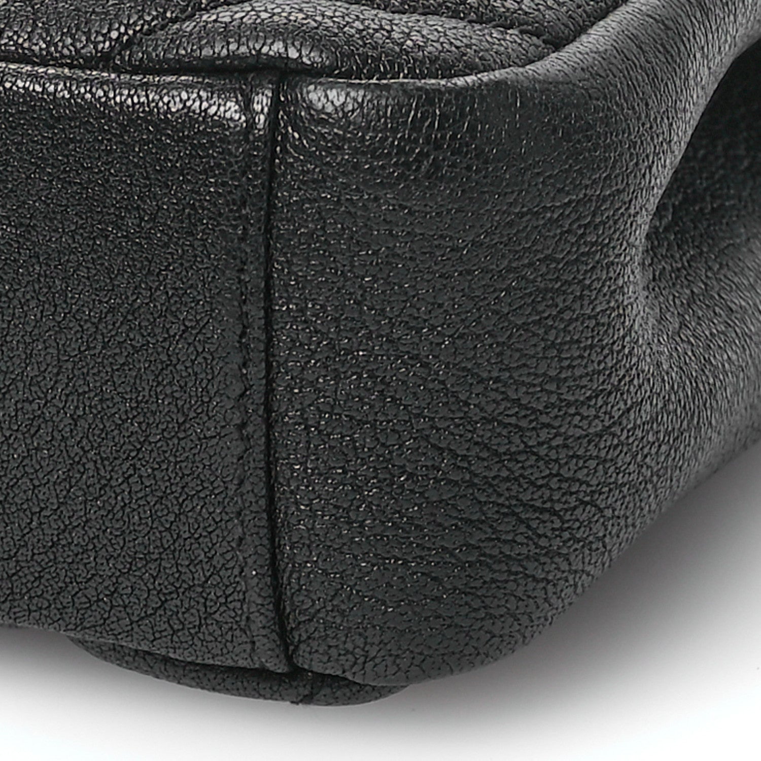 Saint Laurent Sheepskin Matelasse Chevron Monogram Medium College Bag Black 10 of 11