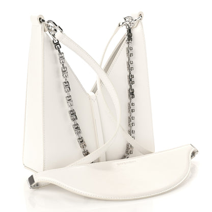 Givenchy Box Calfskin Small Cut Out Shoulder Bag Ivory 2 of 8