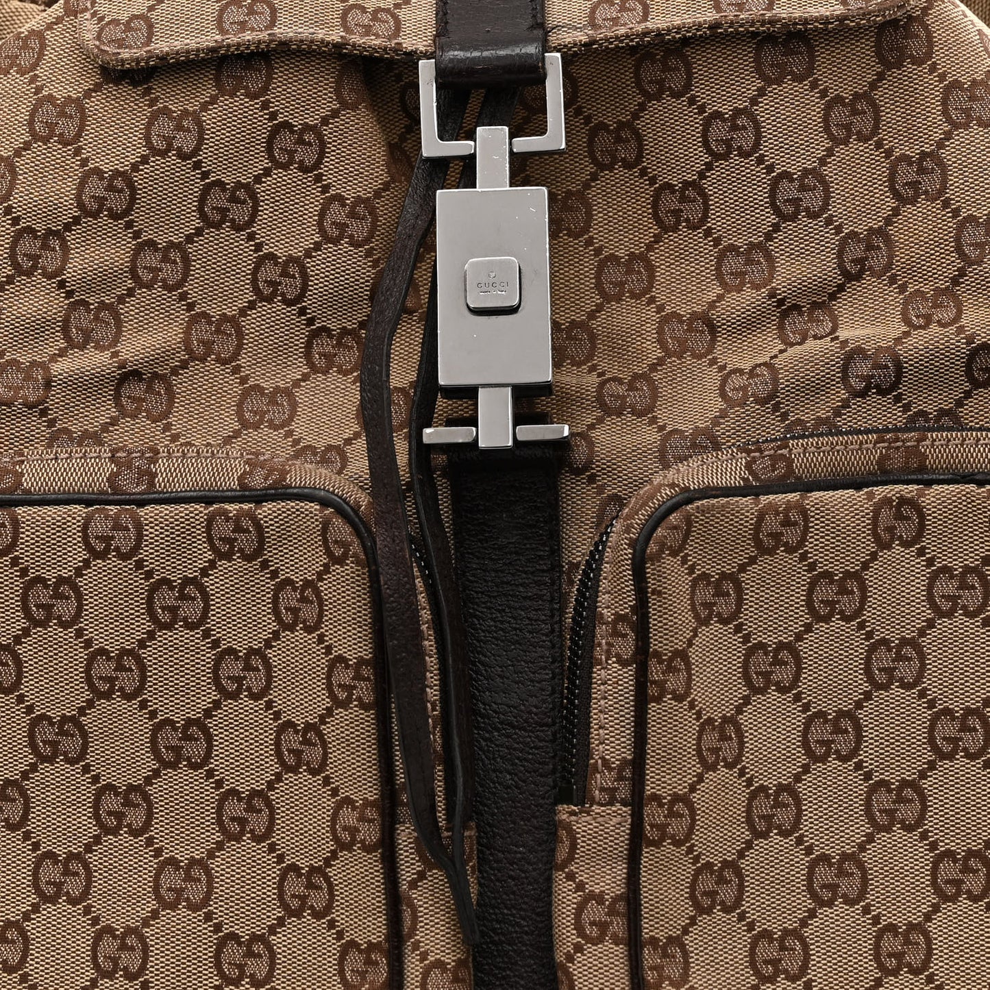 Monogram Backpack Dark Brown