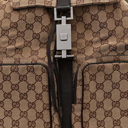 Gucci Monogram Backpack Dark Brown 8 of 18