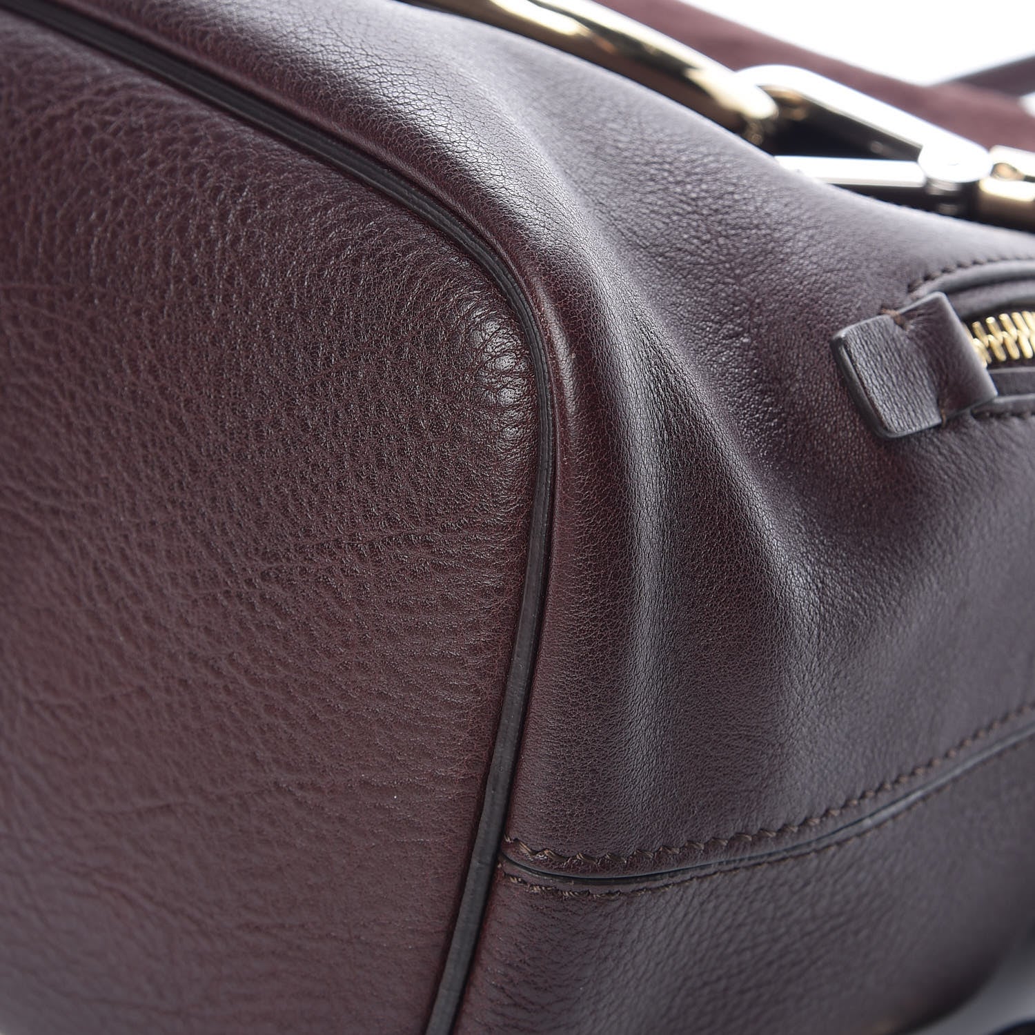 Chloe Suede Calfskin Small Faye Backpack Carbon Brown 15 of 19