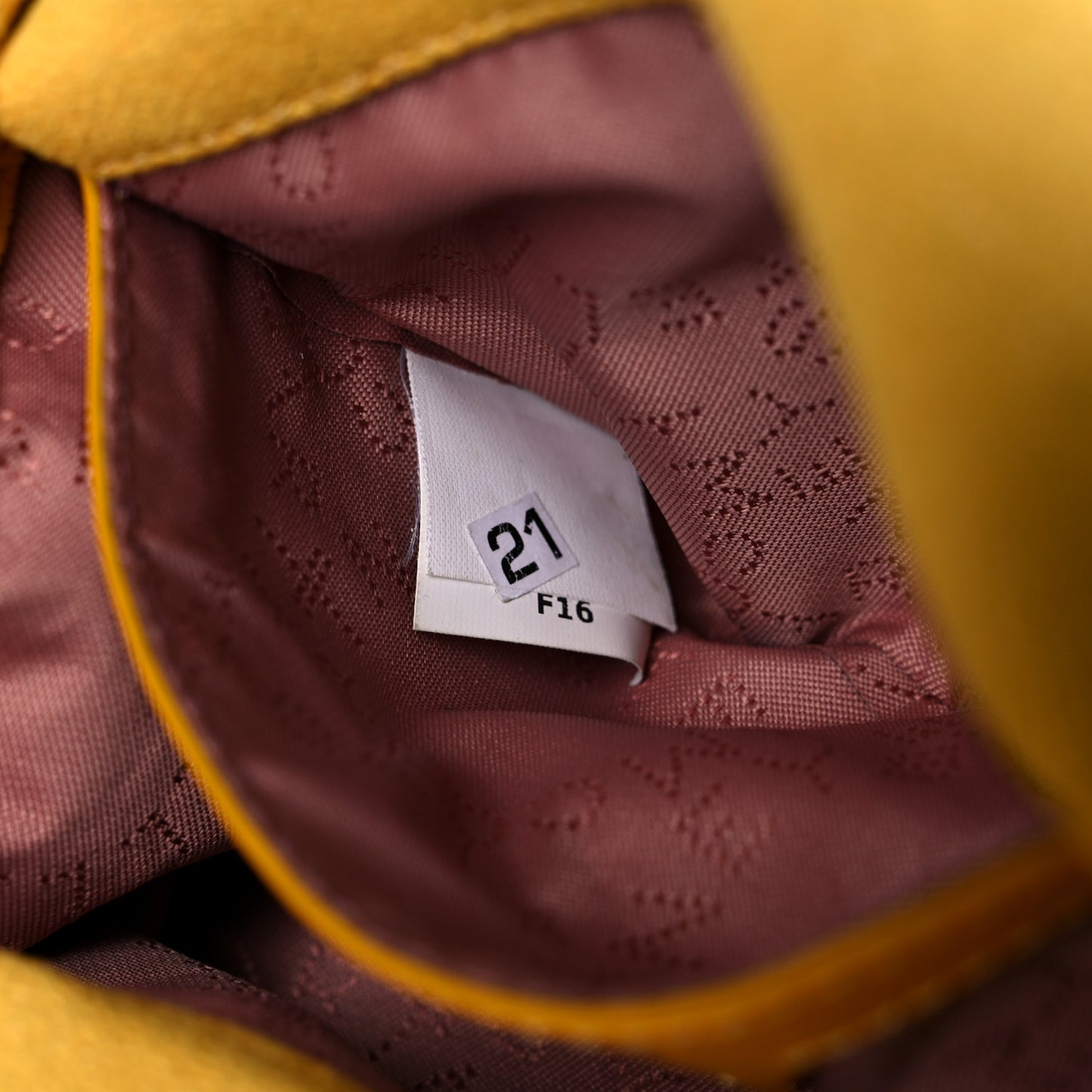 Shaggy Deer Falabella Mini Fold Over Tote Yellow