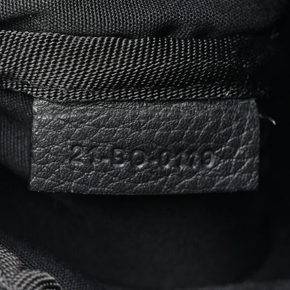 Christian Dior HOMME Grained Calfskin Mens Roller Pouch Black 7 of 9