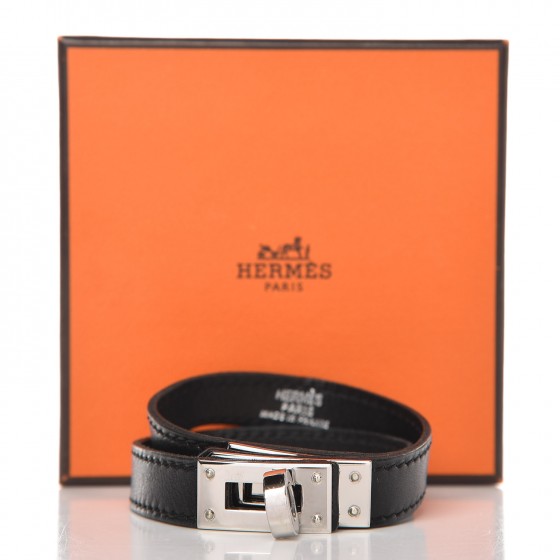 Box Kelly Double Tour Bracelet S Black