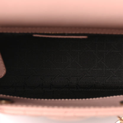 Christian Dior Lambskin Cannage Small My ABCDior Lady Dior Fard 5 of 10