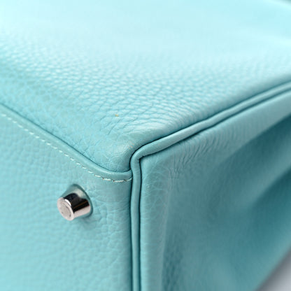 Hermes Togo Kelly Retourne 28 Bleu Atoll 11 of 18