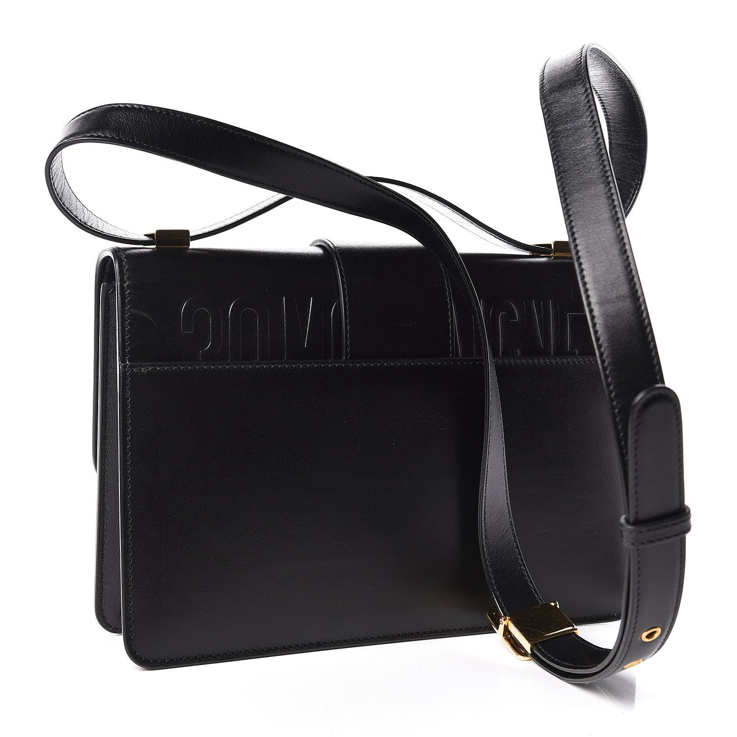 Christian Dior Smooth Calfskin 30 Montaigne Flap Bag Black 3 of 15