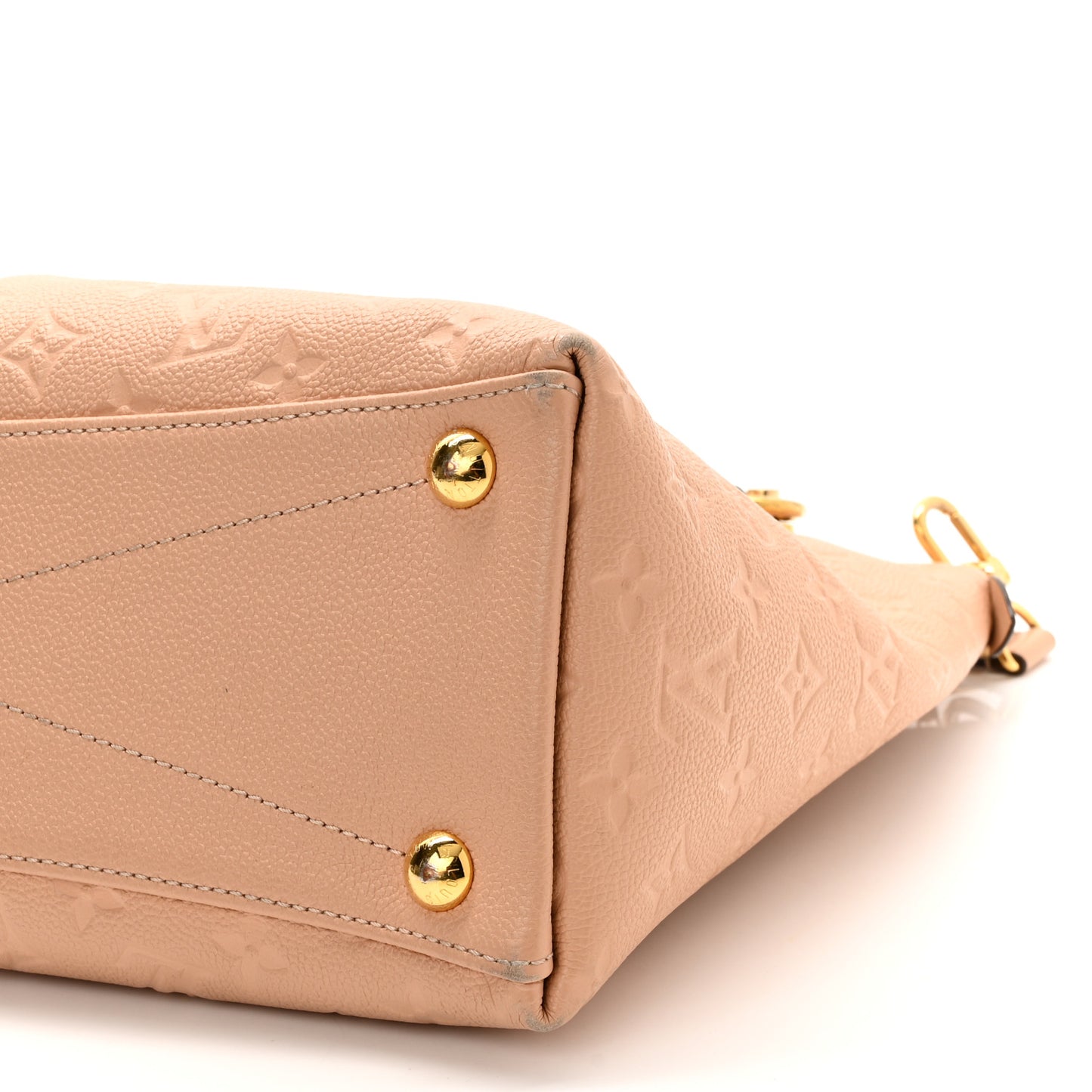 Empreinte V Tote MM Beige Rose Creme