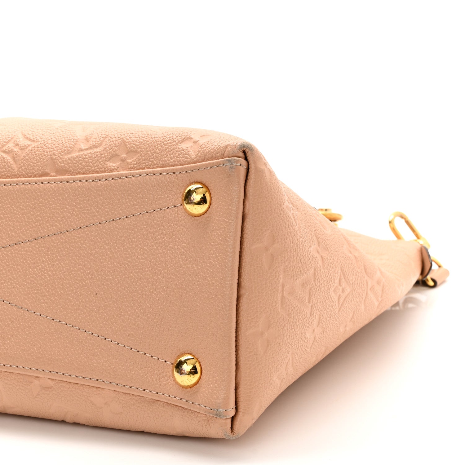 Louis Vuitton Empreinte V Tote MM Beige Rose Creme 10 of 16