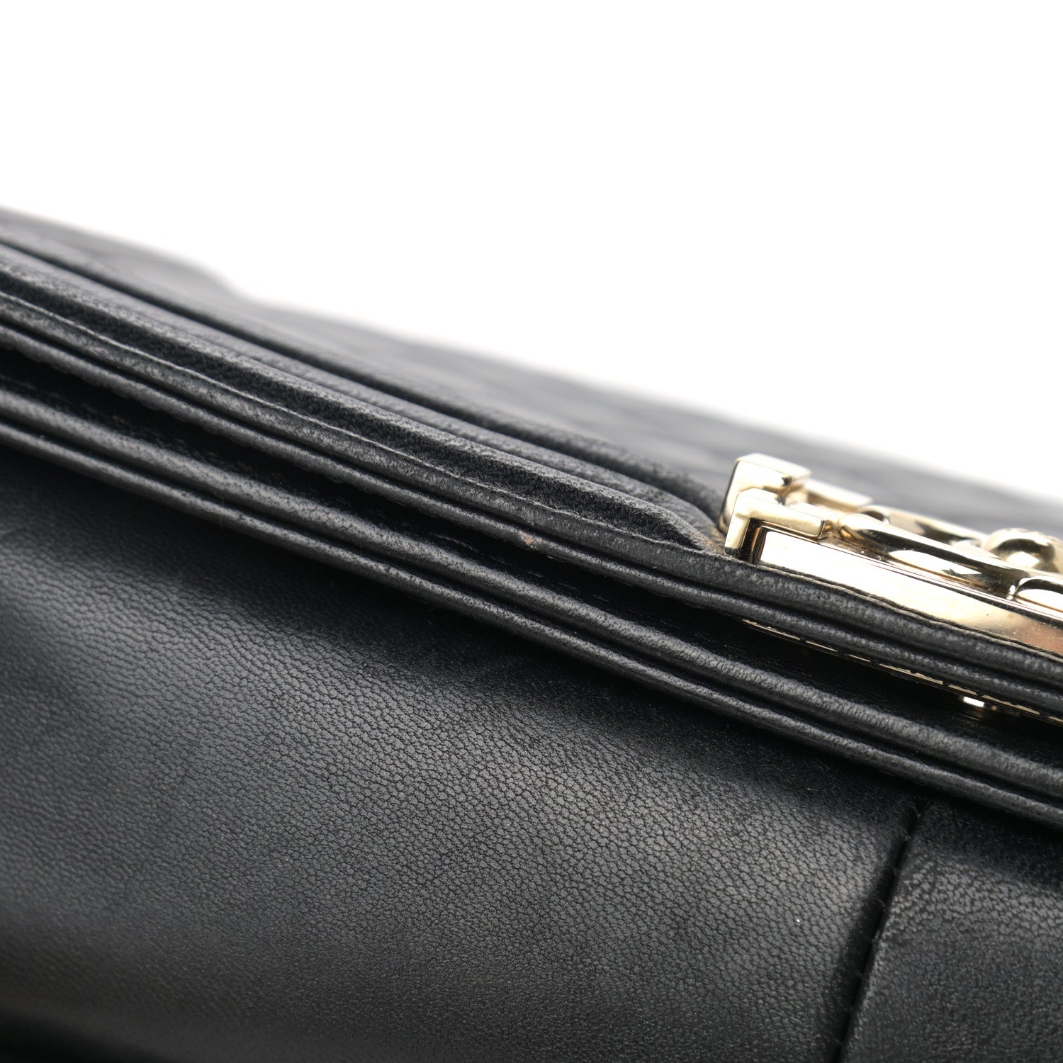 Chanel Lambskin Quilted New Medium Boy Flap Black 12 of 17