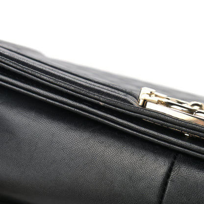 Chanel Lambskin Quilted New Medium Boy Flap Black 12 of 17