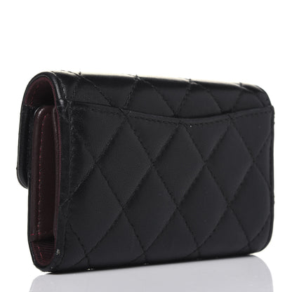 Chanel Lambskin Quilted 4 Key Holder Black 3 of 16