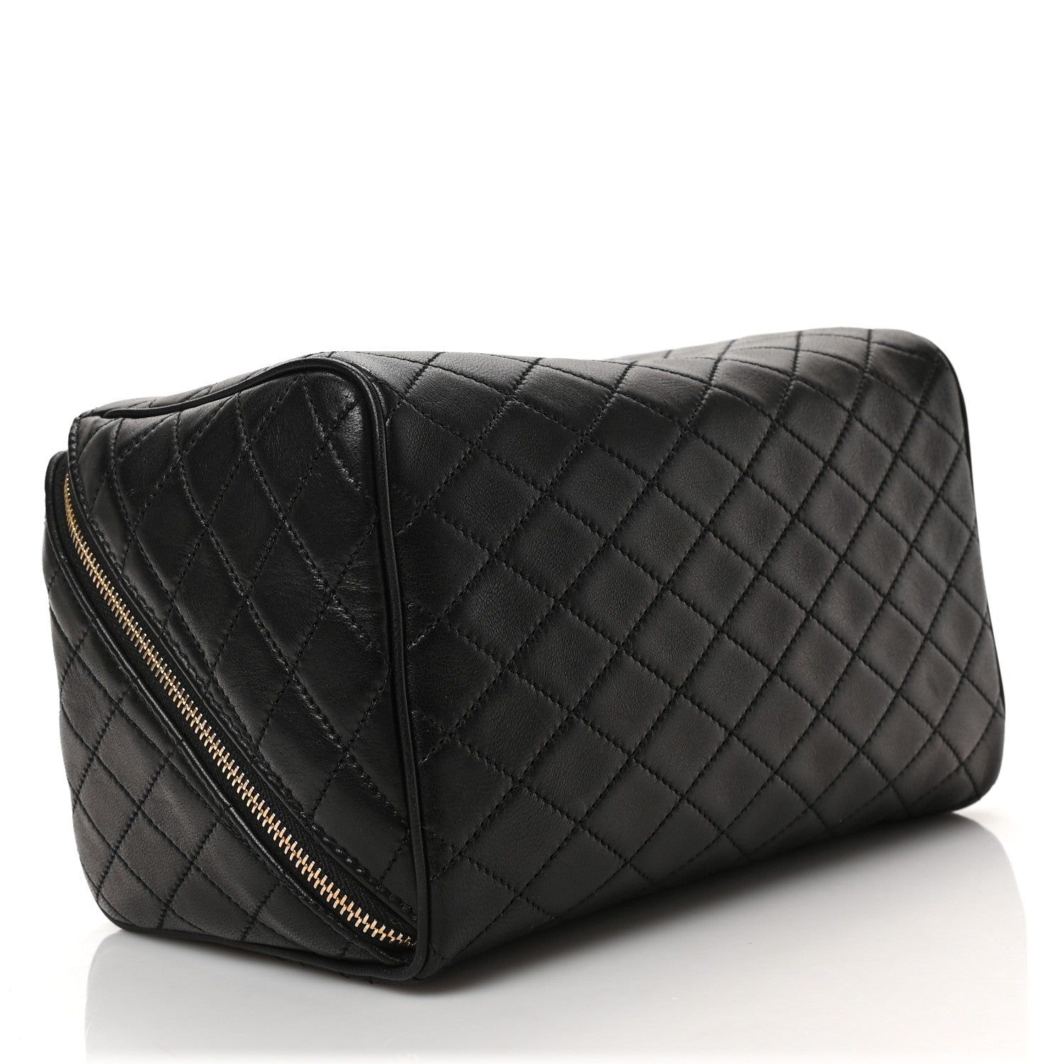 Saint Laurent Lambskin Quilted Gaby Vanity Case Black 4 of 6