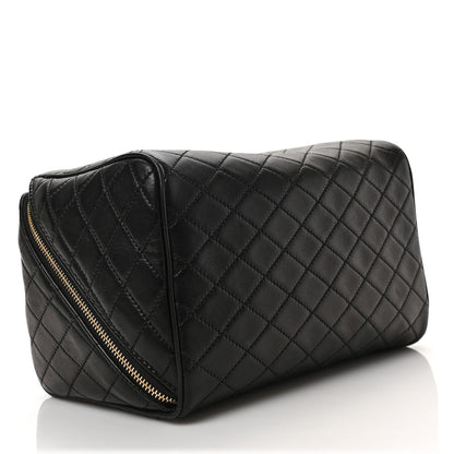 Saint Laurent Lambskin Quilted Gaby Vanity Case Black 4 of 6