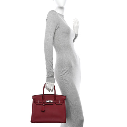 Hermes Togo Birkin 30 Rouge Grenat 3 of 15