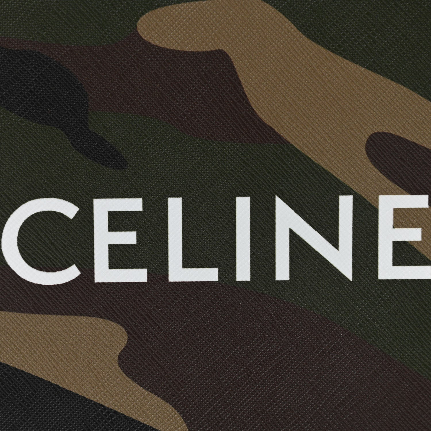Celine Canvas Calfskin Mini Vertical Cabas Khaki 6 of 8