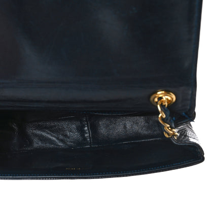 Chanel Lizard CC Mini Flap Bag in Navy 5 of 11