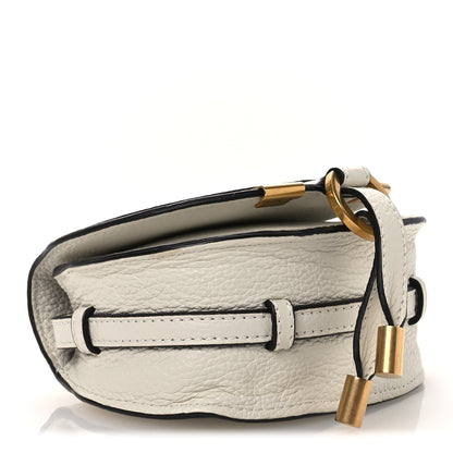 Chloe Calfskin Nano Marcie Saddle Bag White 4 of 10
