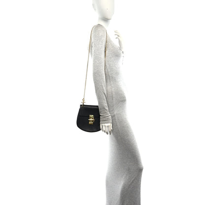 Chloe Grained Lambskin Drew Shoulder Bag Black 2 of 10
