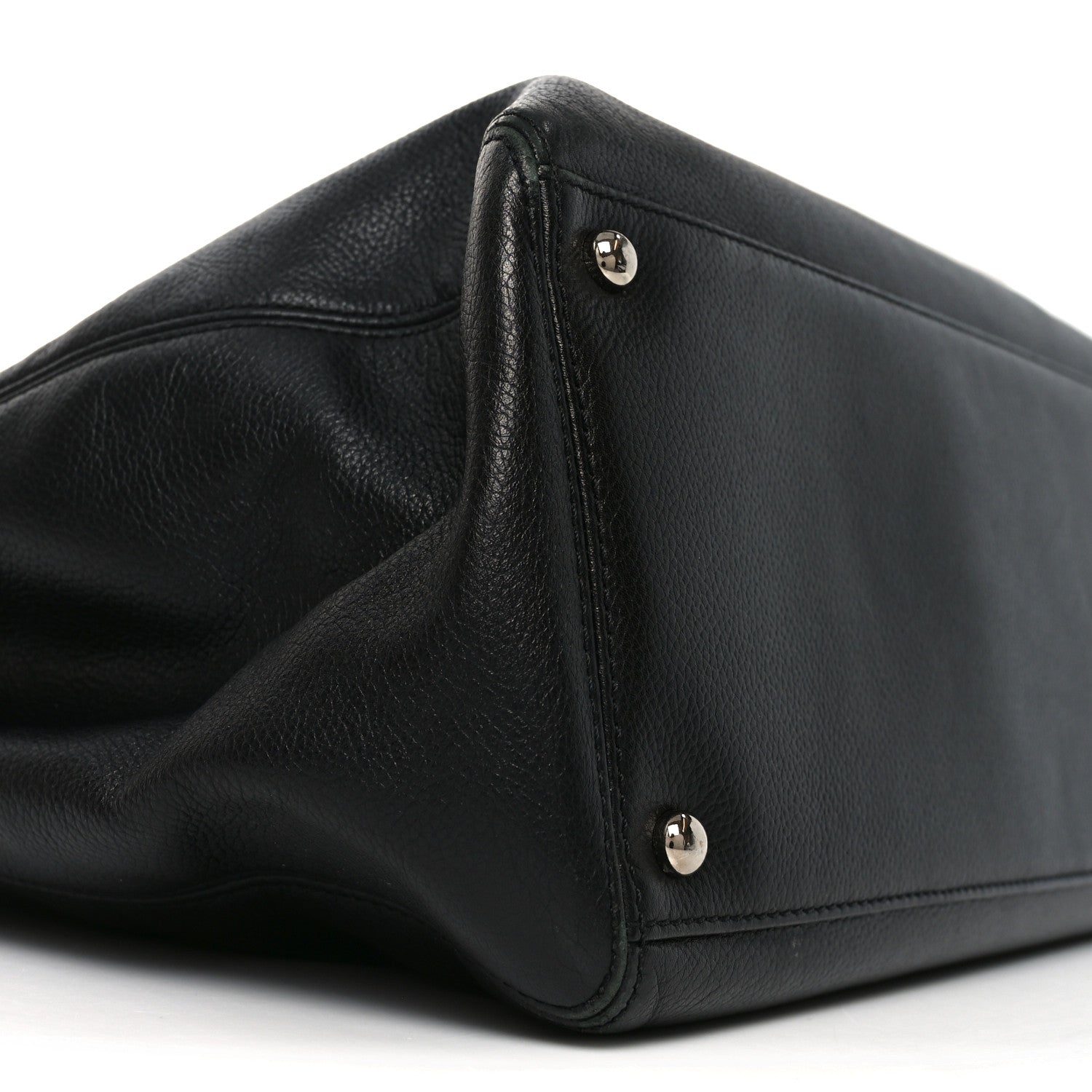 Chanel Calfskin Cerf Shopper Tote Black 9 of 10